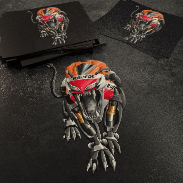 Honda CBR 1000RR 2012-16 Inspired Stickers - Set of 3 Motorcycle Decals