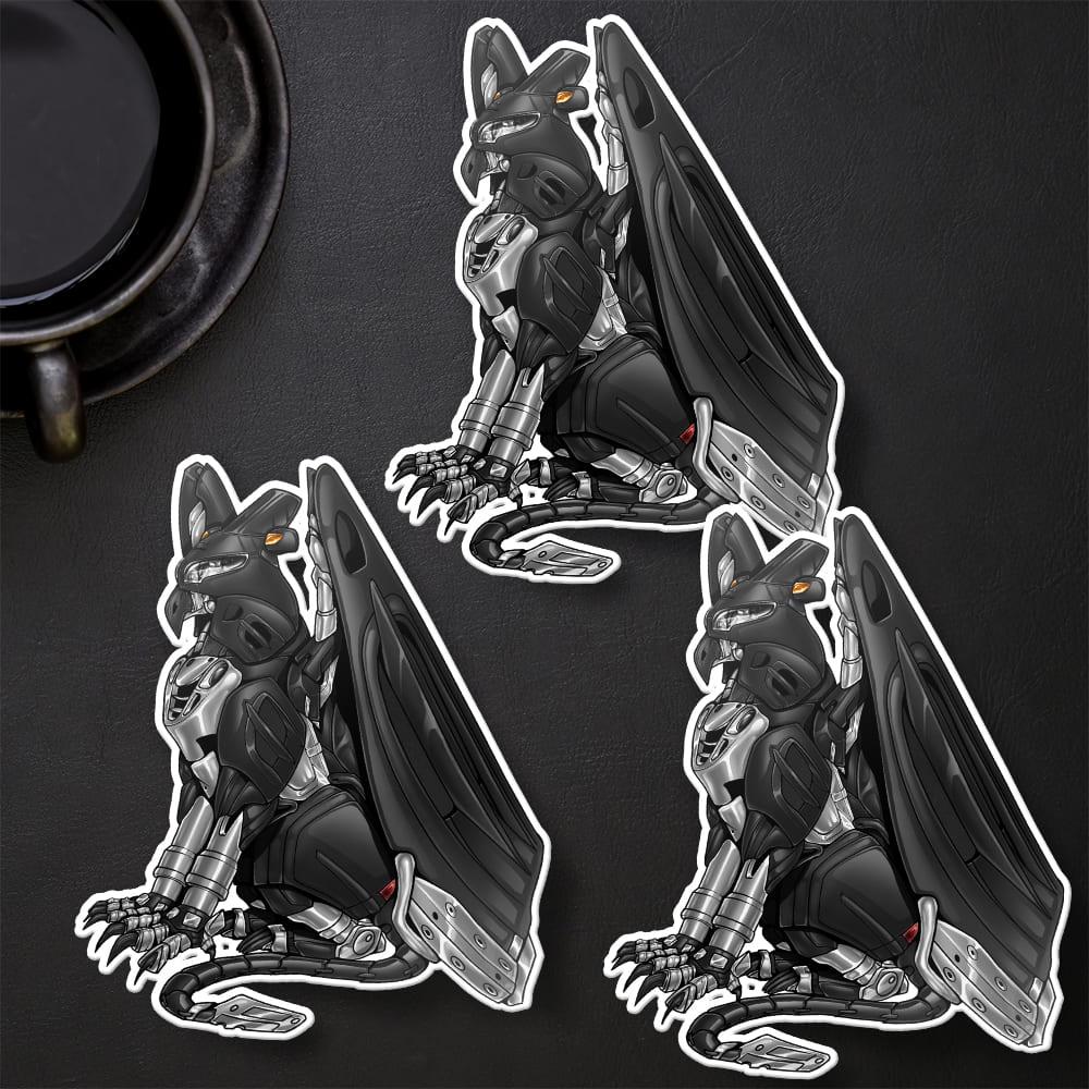 Honda GL1800 Gold Wing Inspired Stickers - Set of 3 Motorcycle Decals