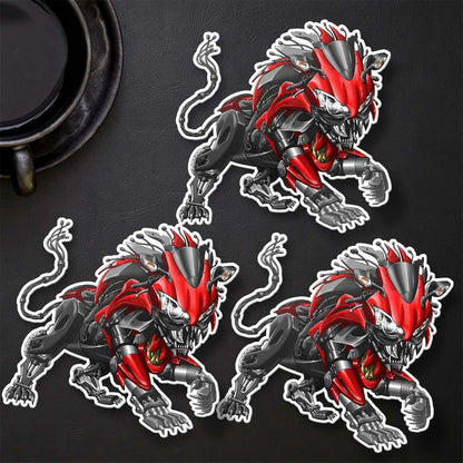 Honda CBR 1000RR 2008 Inspired Stickers - Set of 3 Motorcycle Decals