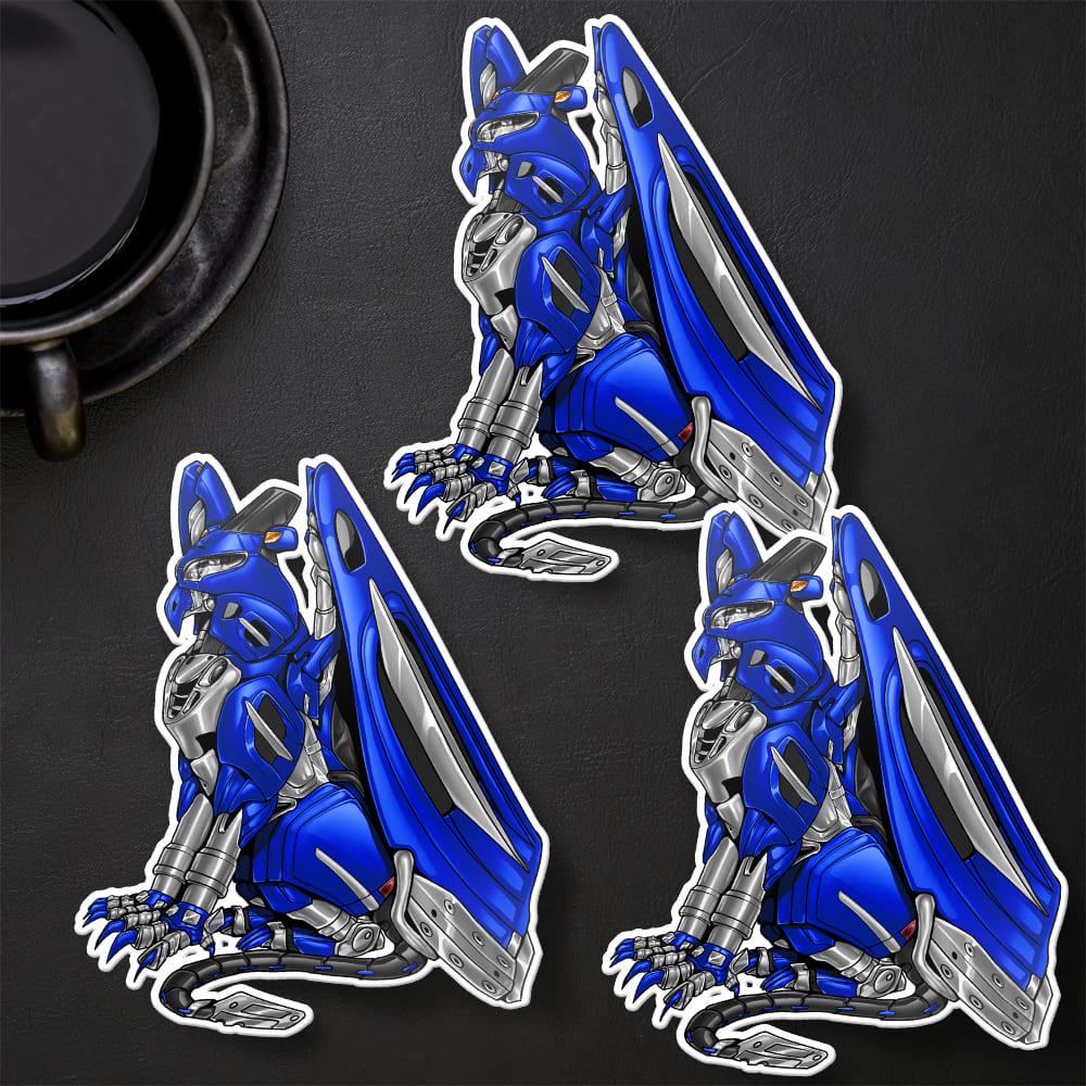 Honda GL1800 Gold Wing Inspired Stickers - Set of 3 Motorcycle Decals