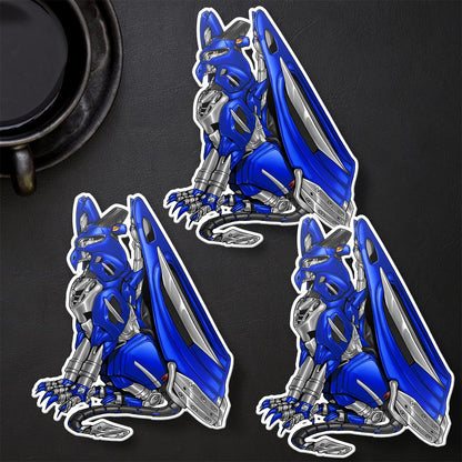 Honda GL1800 Gold Wing Inspired Stickers - Set of 3 Motorcycle Decals