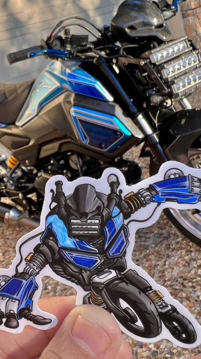 Honda Grom MSX125 Inspired Stickers - Set of 3 Motorcycle Decals