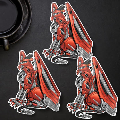 Honda GL1800 Gold Wing Inspired Stickers - Set of 3 Motorcycle Decals