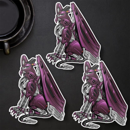 Honda GL1800 Gold Wing Inspired Stickers - Set of 3 Motorcycle Decals