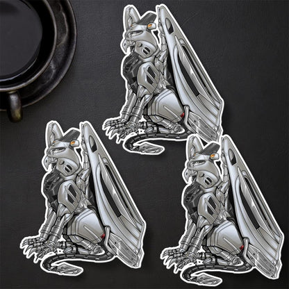 Honda GL1800 Gold Wing Inspired Stickers - Set of 3 Motorcycle Decals