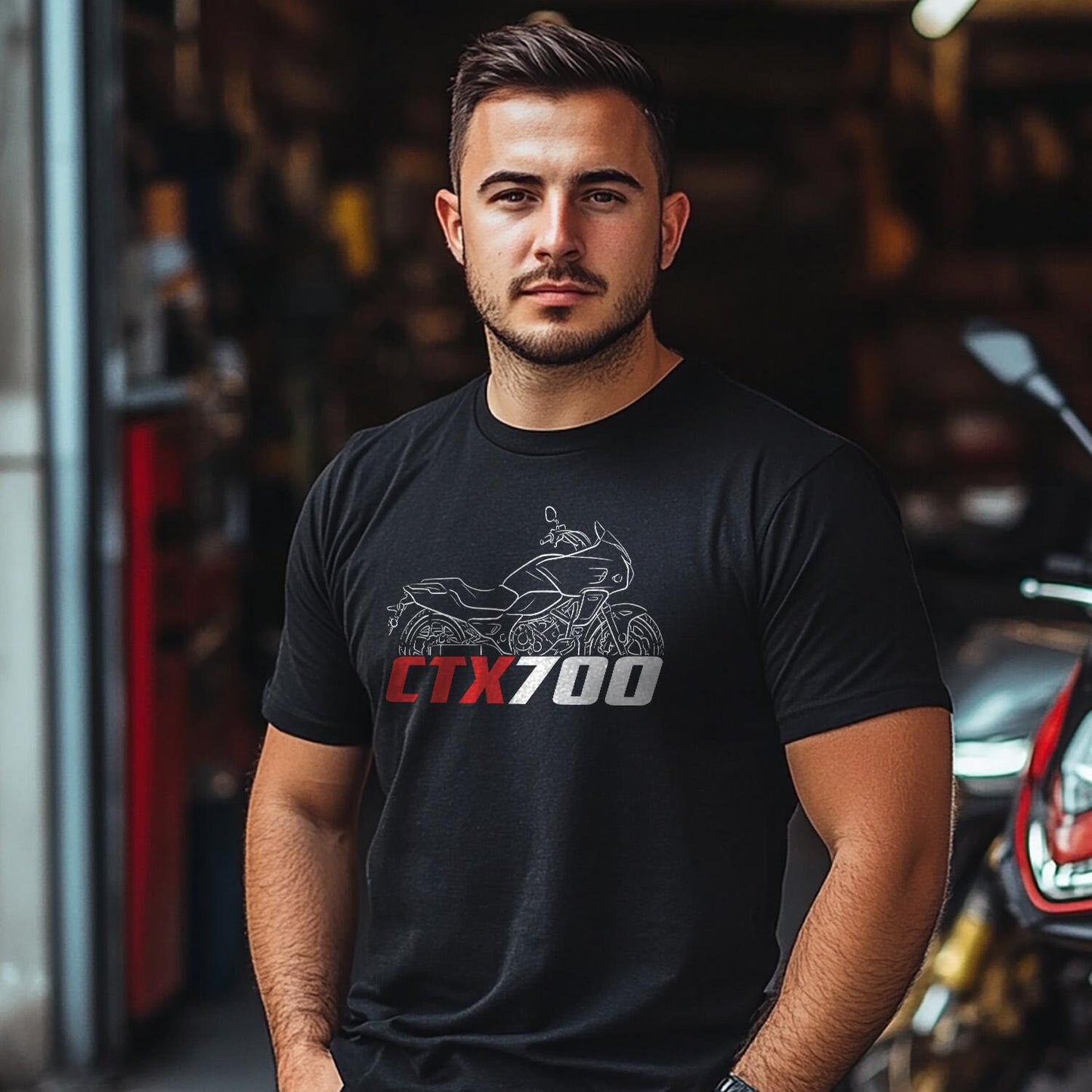 Honda CTX700 | D & N Inspired T-Shirt - Motorcycle Tee Shirt