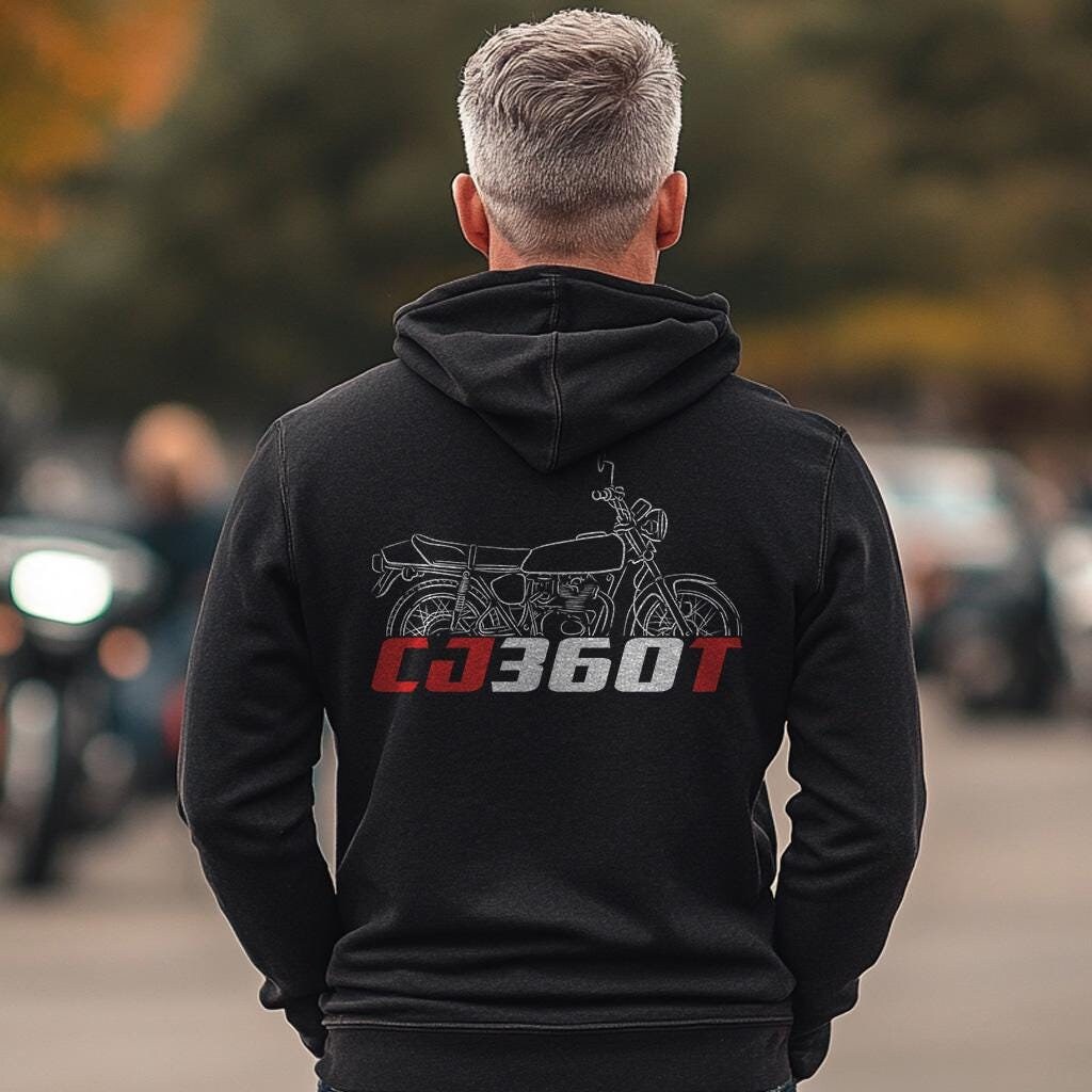 Honda CJ360T 1976 - 1977 Inspired Hoodie - Motorcycle Sweatshirt