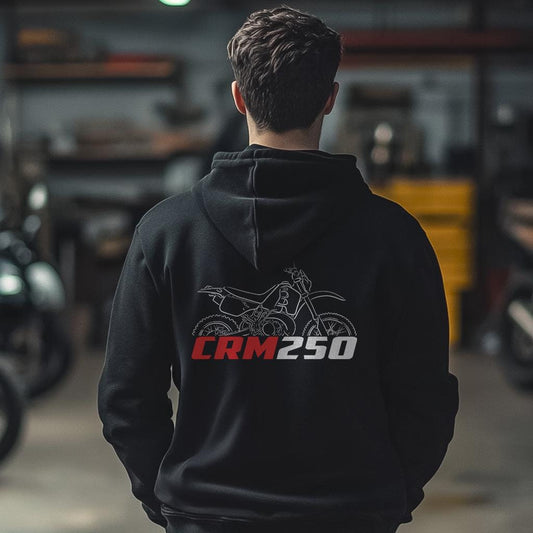 Honda CRM250 Inspired Hoodie - Motorcycle Sweatshirt
