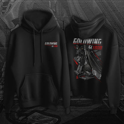 Honda GL1800 Gold Wing Inspired Hoodie - Motorcycle Sweatshirt