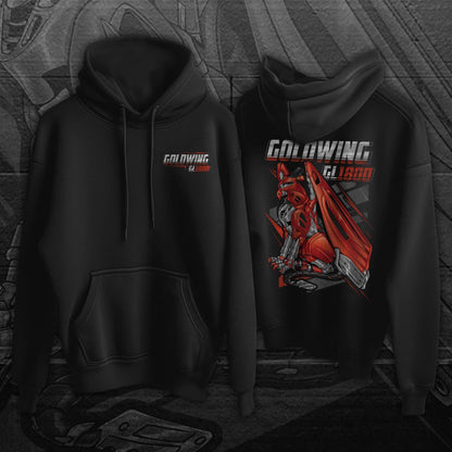 Honda GL1800 Gold Wing Inspired Hoodie - Motorcycle Sweatshirt