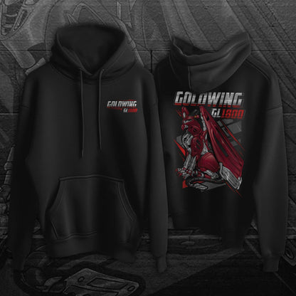 Honda GL1800 Gold Wing Inspired Hoodie - Motorcycle Sweatshirt