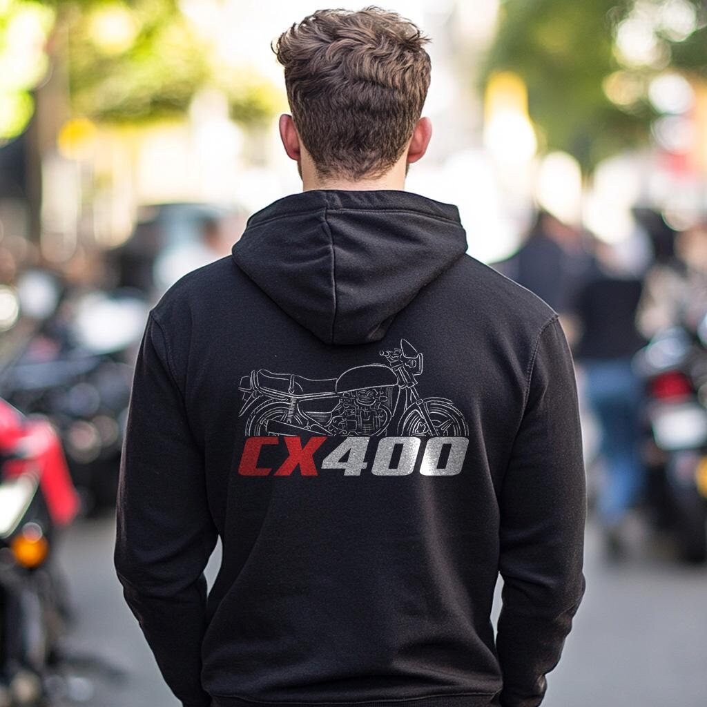 Honda CX 400 | C & E Inspired Hoodie - Motorcycle Sweatshirt