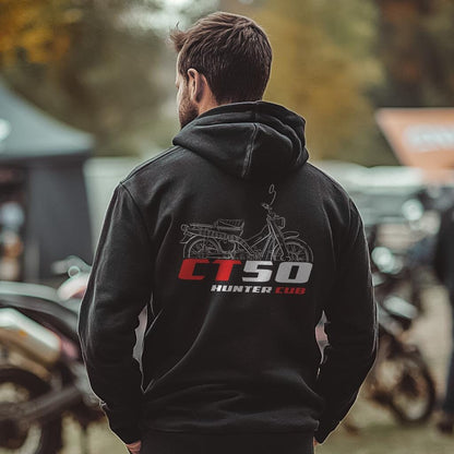 Honda CT50 Inspired Hoodie - Motorcycle Sweatshirt