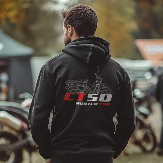Honda CT50 Inspired Hoodie - Motorcycle Sweatshirt