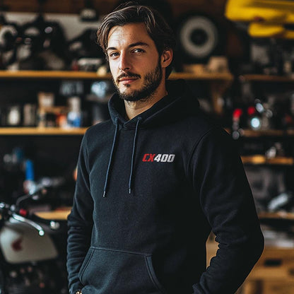 Honda CX 400 | C & E Inspired Hoodie - Motorcycle Sweatshirt