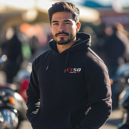 Honda CT50 Inspired Hoodie - Motorcycle Sweatshirt