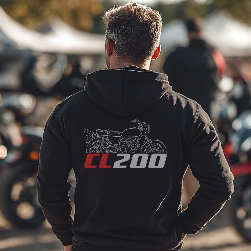 Honda CL200 Inspired Hoodie - Motorcycle Sweatshirt