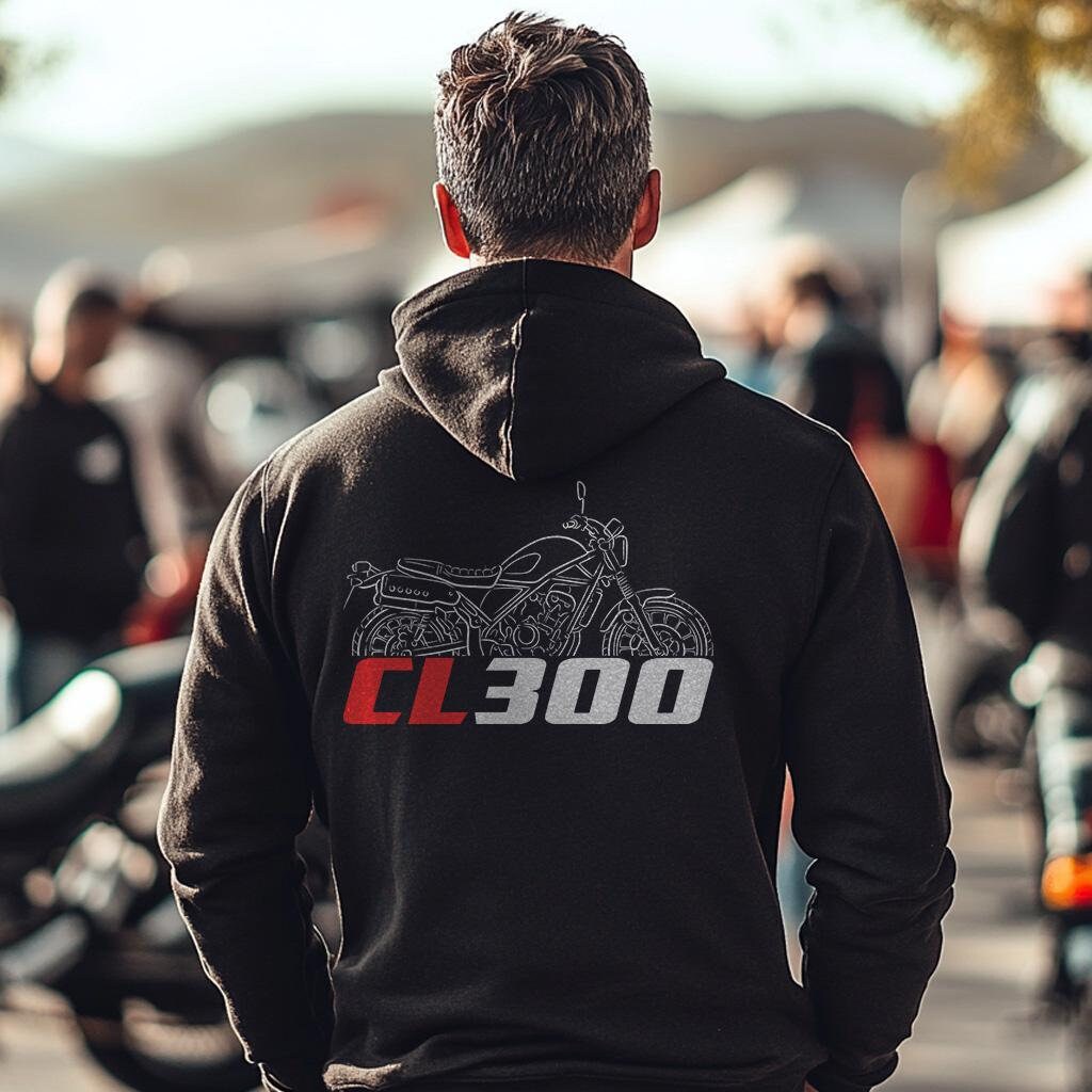 Honda CL300 Inspired Hoodie - Motorcycle Sweatshirt