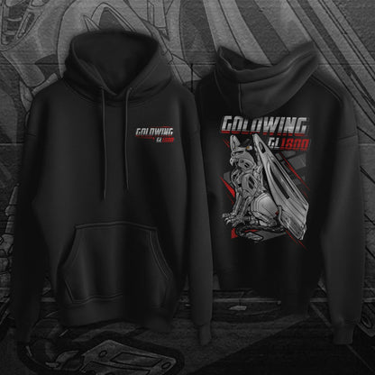 Honda GL1800 Gold Wing Inspired Hoodie - Motorcycle Sweatshirt