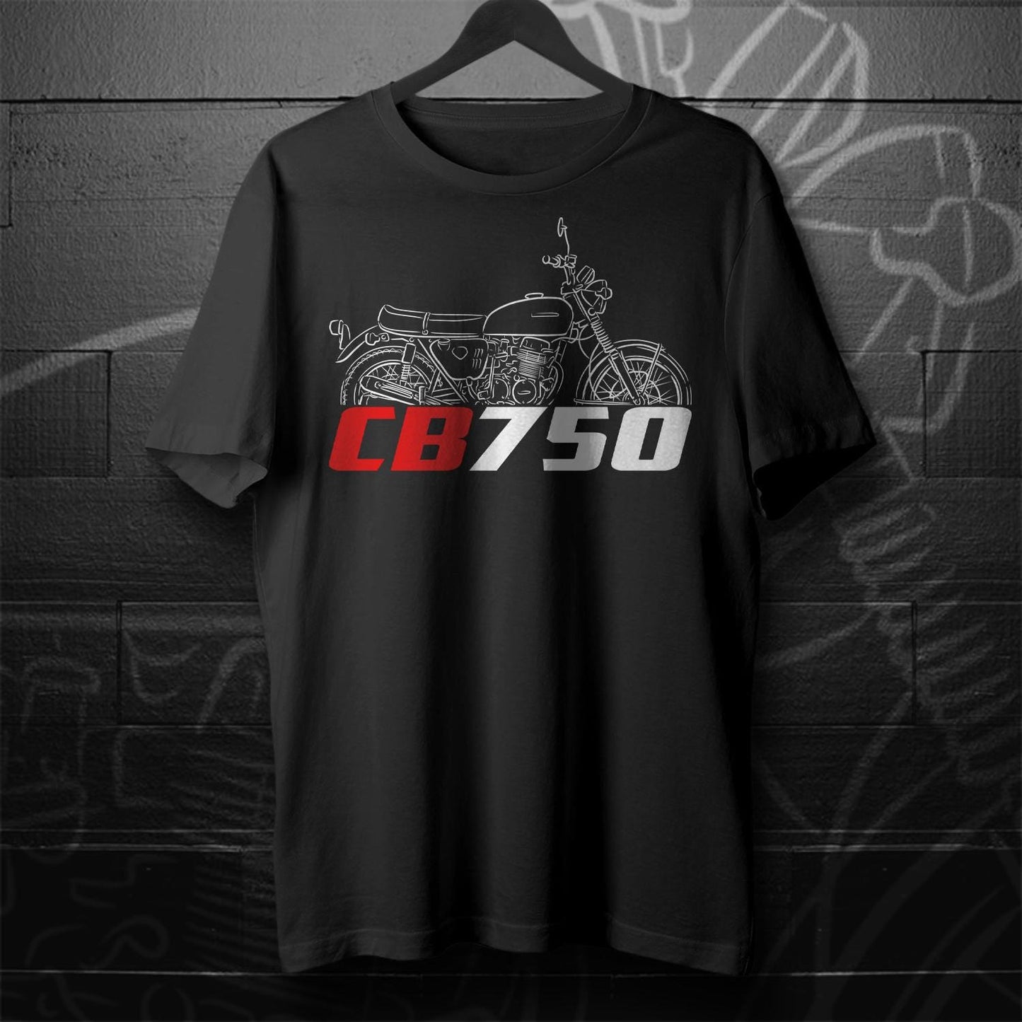 Honda CB750 | A | K | Hornet & Custom Inspired T-Shirt - Motorcycle Tee Shirt
