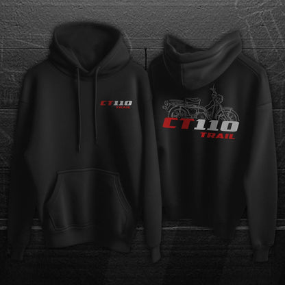 Honda CT110 Trail Inspired Hoodie - Motorcycle Sweatshirt