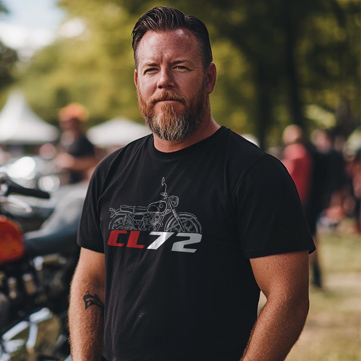 Honda CL72 Inspired T-Shirt - Motorcycle Tee Shirt