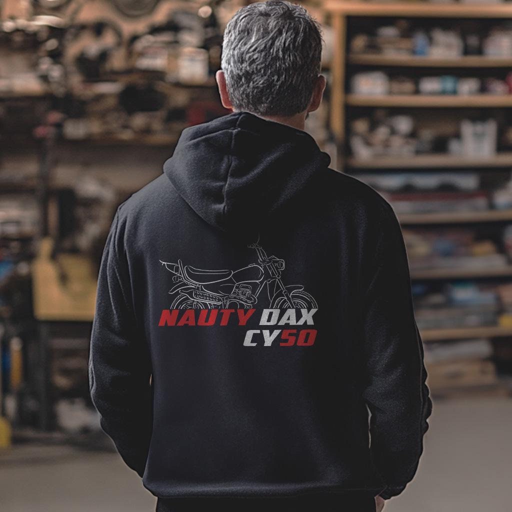 Honda Nauty Dax CY50 Inspired Hoodie - Motorcycle Sweatshirt