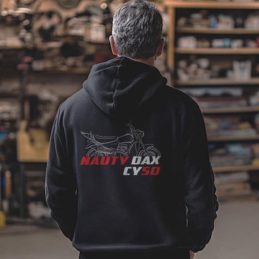 Honda Nauty Dax CY50 Inspired Hoodie - Motorcycle Sweatshirt