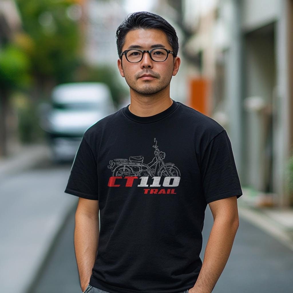 Honda CT110 Trail Inspired T-Shirt - Motorcycle Tee Shirt
