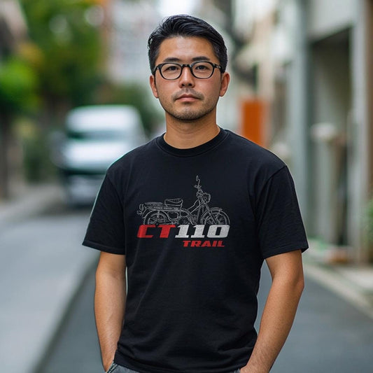 Honda CT110 Trail Inspired T-Shirt - Motorcycle Tee Shirt