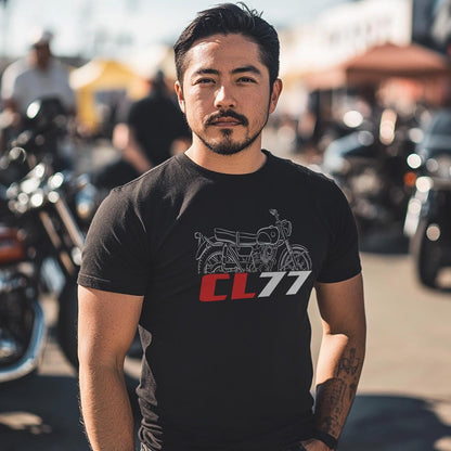 Honda CL77 Inspired T-Shirt - Motorcycle Tee Shirt