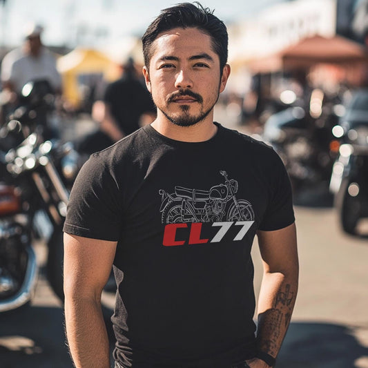 Honda CL77 Inspired T-Shirt - Motorcycle Tee Shirt