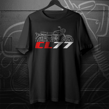 Honda CL77 Inspired T-Shirt - Motorcycle Tee Shirt