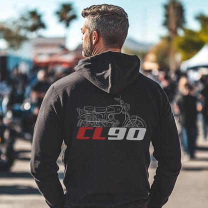 Honda CL90 Inspired Hoodie - Motorcycle Sweatshirt