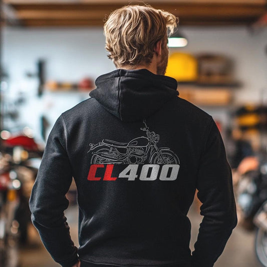 Honda CL400 Inspired Hoodie - Motorcycle Sweatshirt