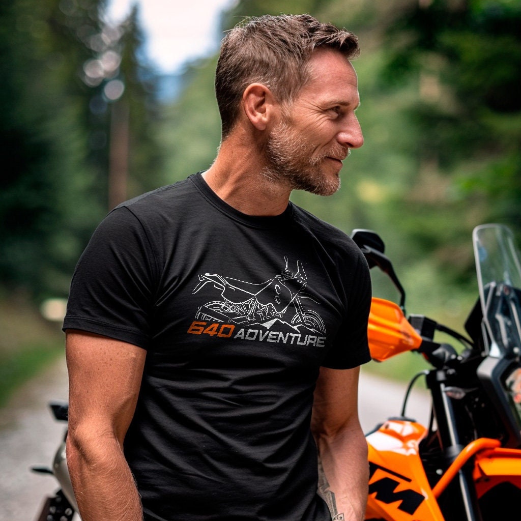 KTM 640 Adventure T-Shirt - Motorcycle Tee Shirt for ADV Riders