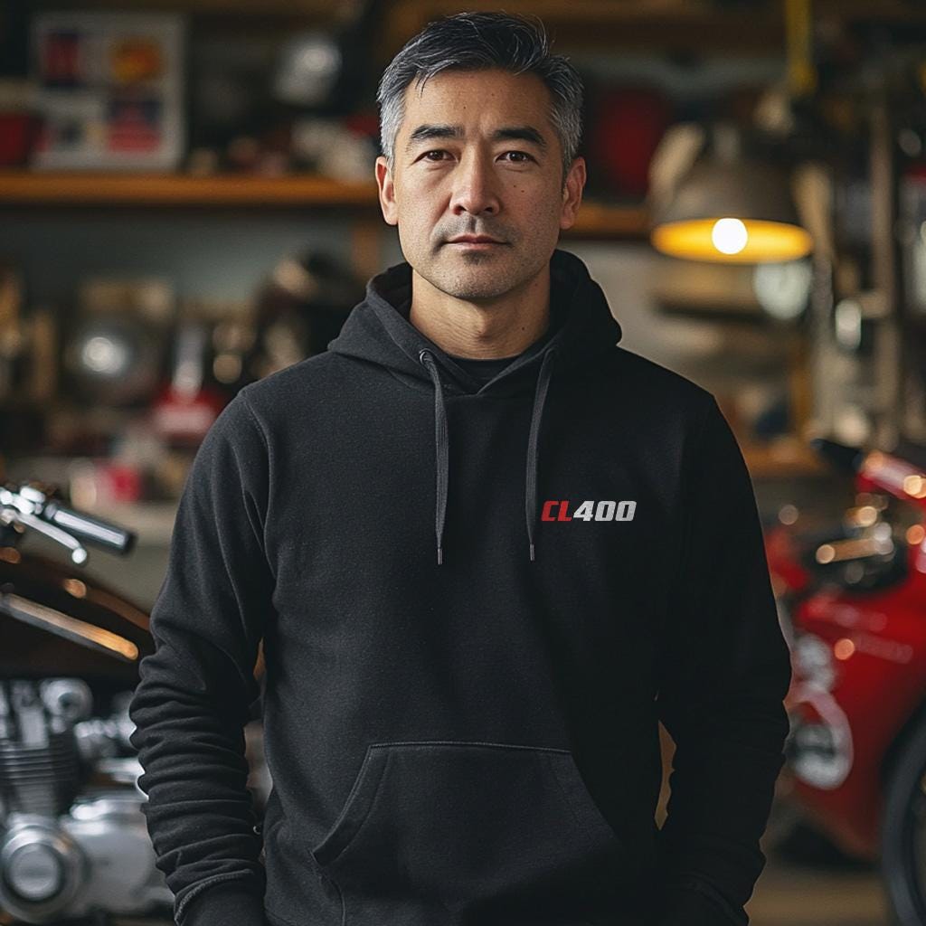 Honda CL400 Inspired Hoodie - Motorcycle Sweatshirt