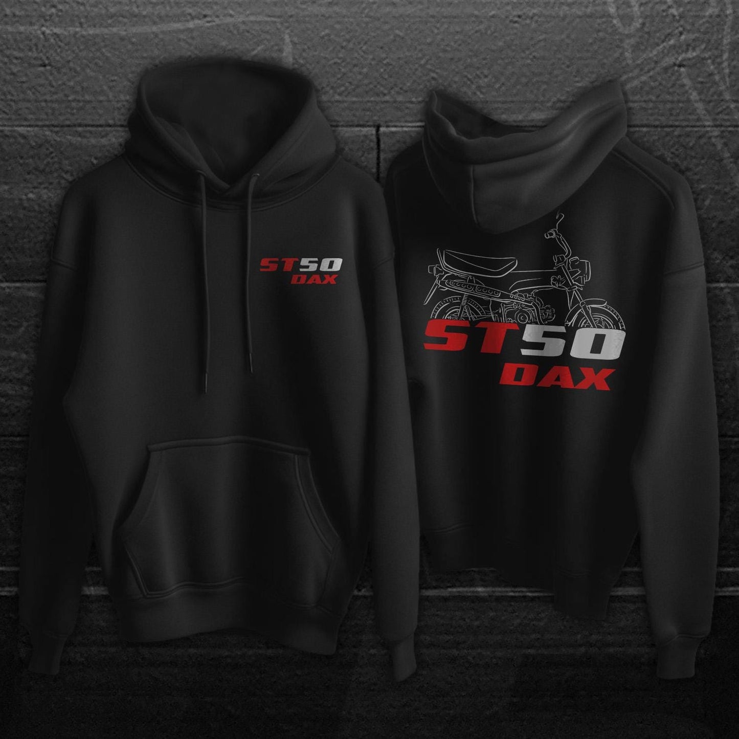 Honda ST50 Inspired Hoodie - Motorcycle Sweatshirt