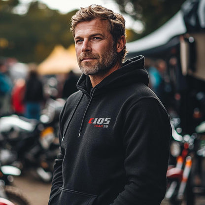 Honda C105 Trail 55 Inspired Hoodie - Motorcycle Sweatshirt