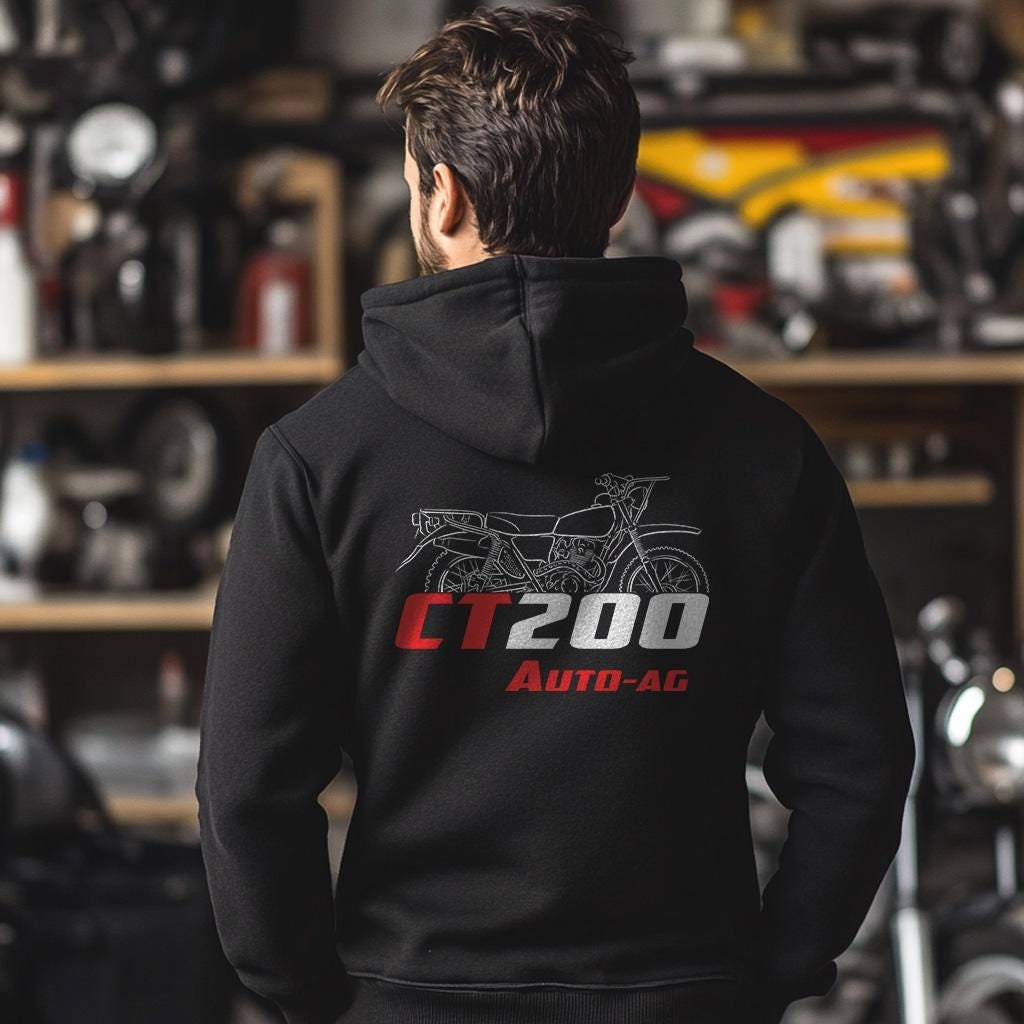 Honda CT200 Inspired Hoodie - Motorcycle Sweatshirt