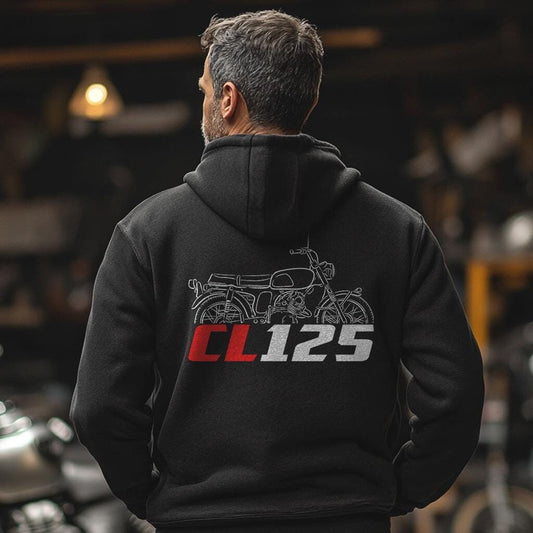 Honda CL125 | A & S Inspired Hoodie - Motorcycle Sweatshirt