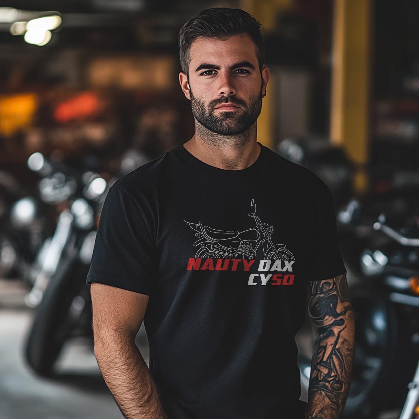 Honda Nauty Dax CY50 Inspired T-Shirt - Motorcycle Tee Shirt