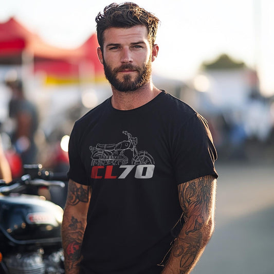 Honda CL70 | K0-K4 Inspired T-Shirt - Motorcycle Tee Shirt