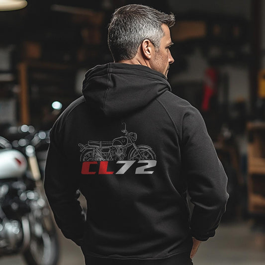 Honda CL72 Inspired Hoodie - Motorcycle Sweatshirt