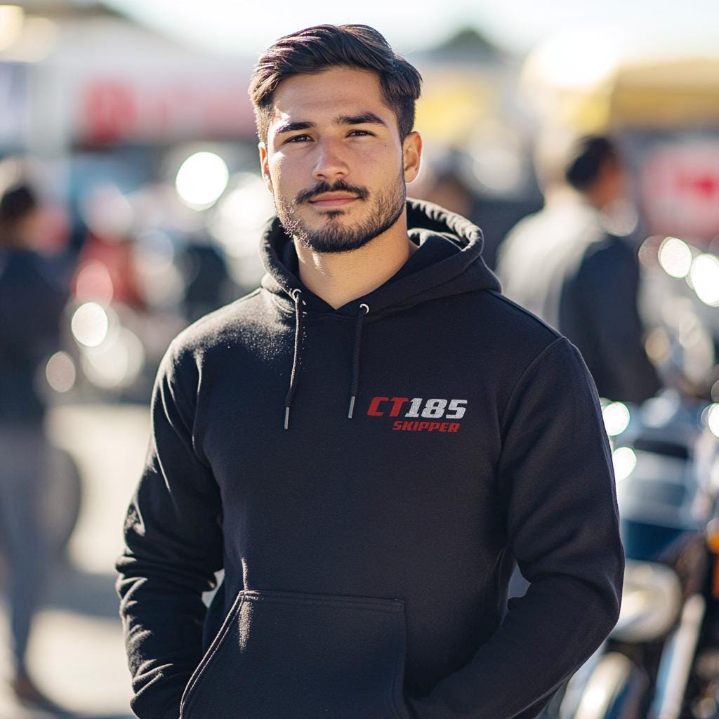 Honda CT185 Inspired Hoodie - Motorcycle Sweatshirt