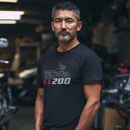 Honda CL200 Inspired T-Shirt - Motorcycle Tee Shirt
