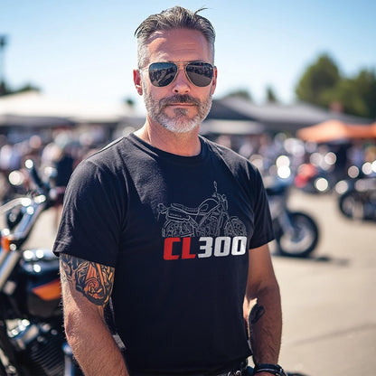 Honda CL300 Inspired T-Shirt - Motorcycle Tee Shirt