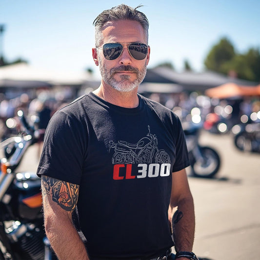 Honda CL300 Inspired T-Shirt - Motorcycle Tee Shirt