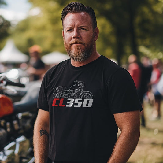 Honda CL350 Inspired T-Shirt - Motorcycle Tee Shirt