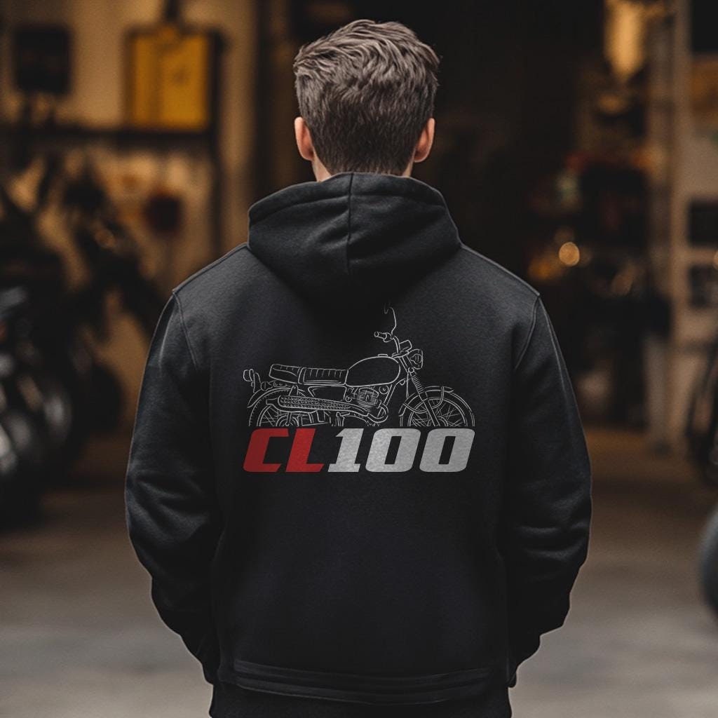 Honda CL100 Inspired Hoodie - Motorcycle Sweatshirt